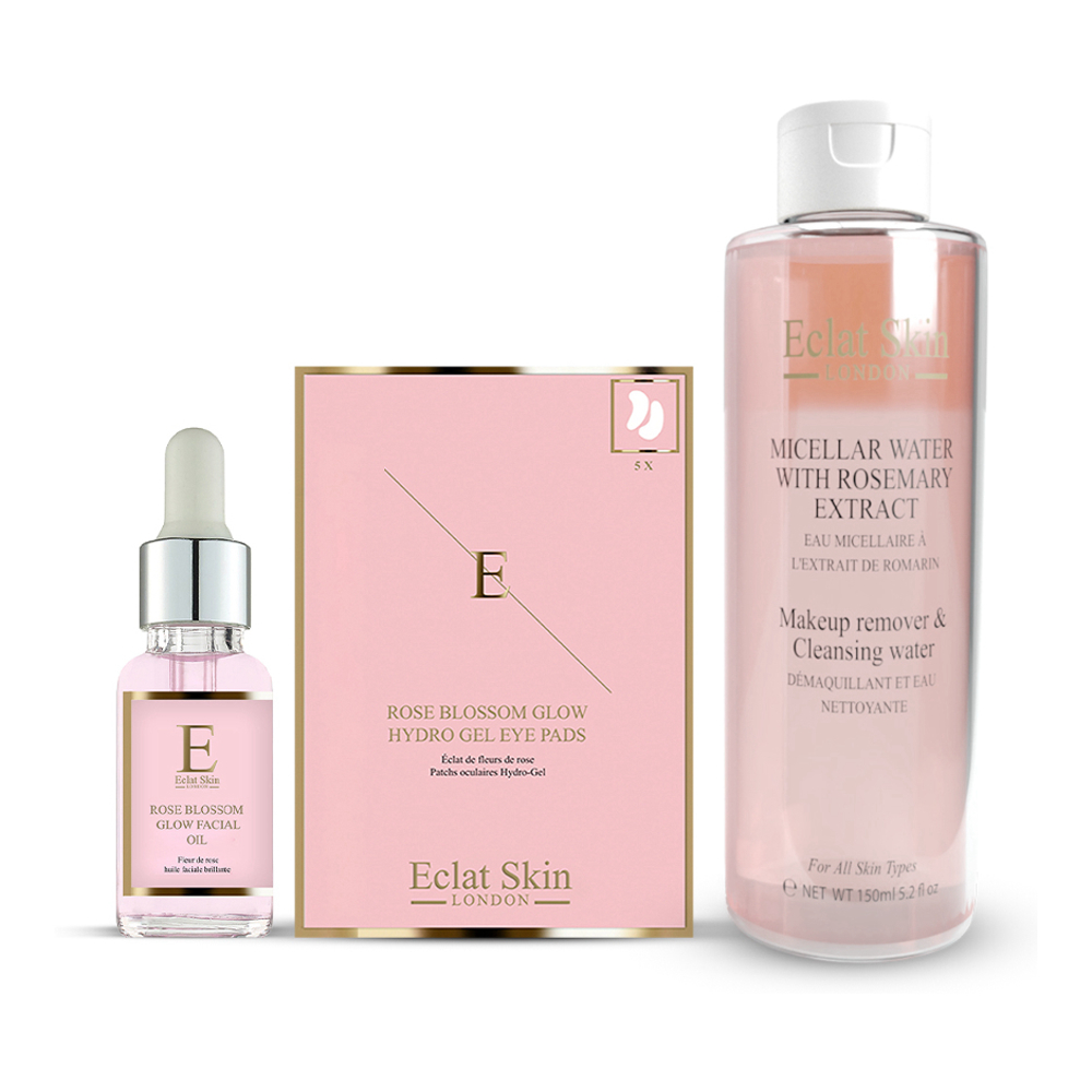 'Rosemary Extract + Rose Blossom Glow' SkinCare Set - 3 Pieces