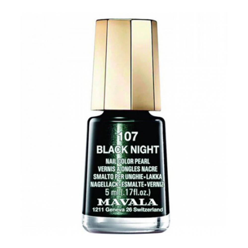 'Mini Color' Nail Polish - 107 Black Night 5 ml