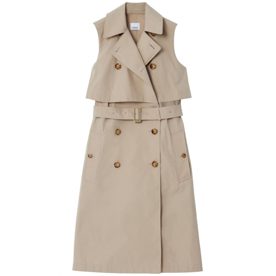 Robe sans manches 'Layered Trench Coat' pour Femmes