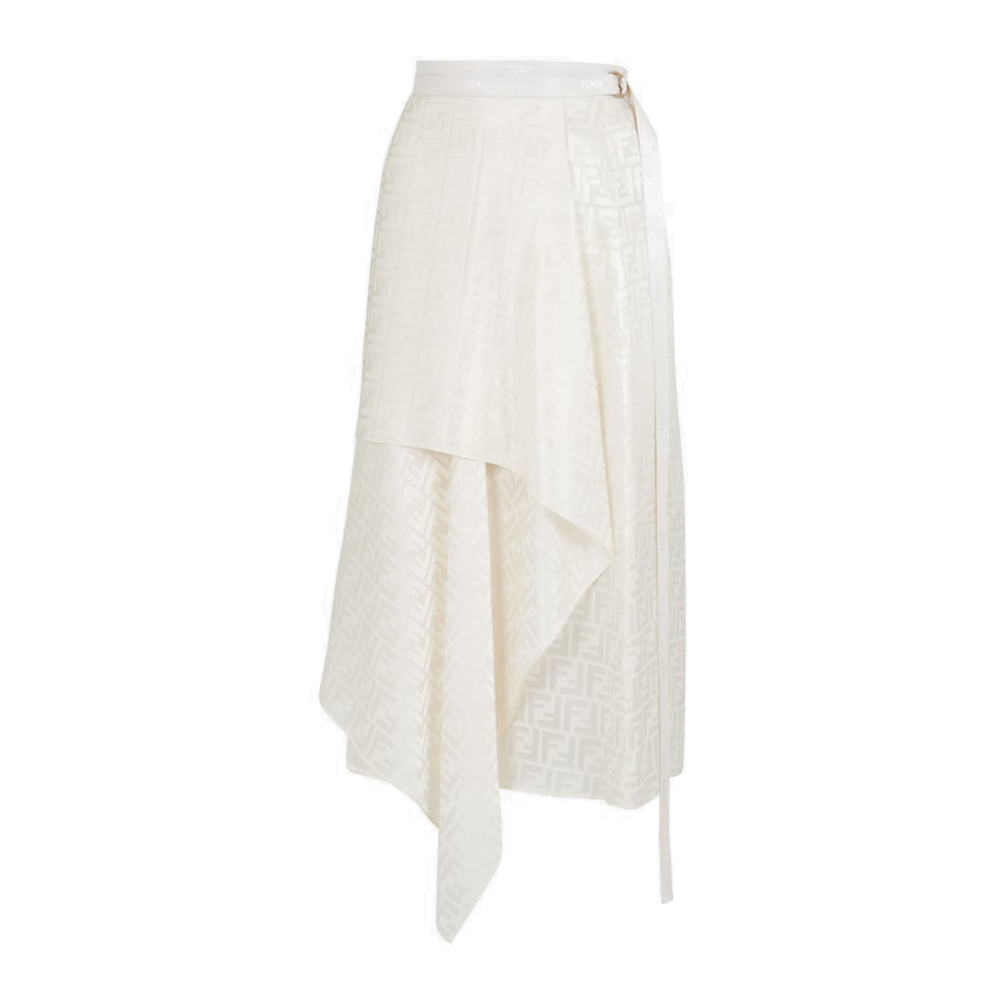 Women's 'FF' Midi Skirt