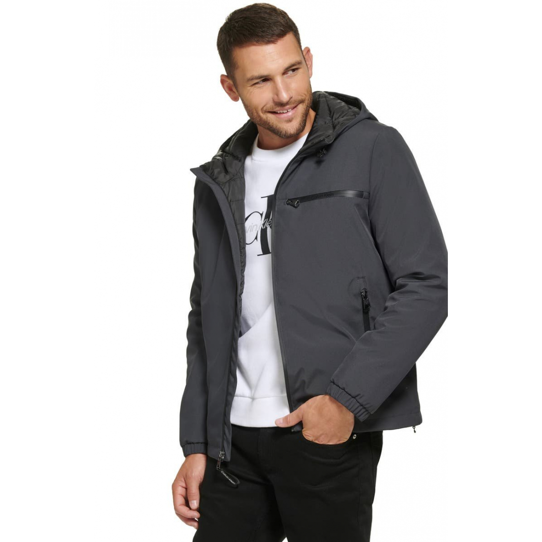 'Water Resistant Hooded' Jacke für Herren