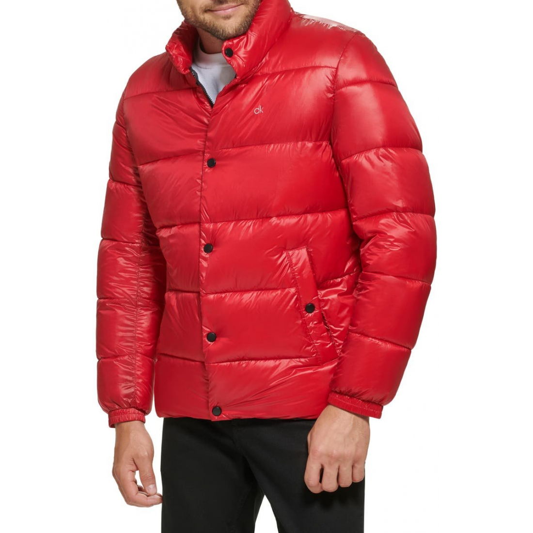 Men's 'Snap Front' Puffer Jacket