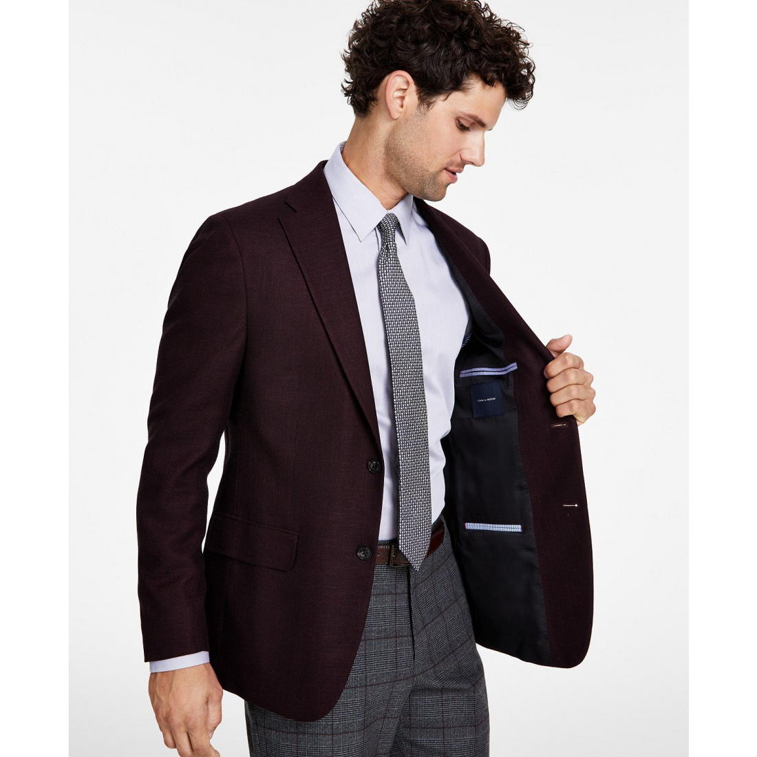 'Modern-Fit Solid Sport Coat' für Herren