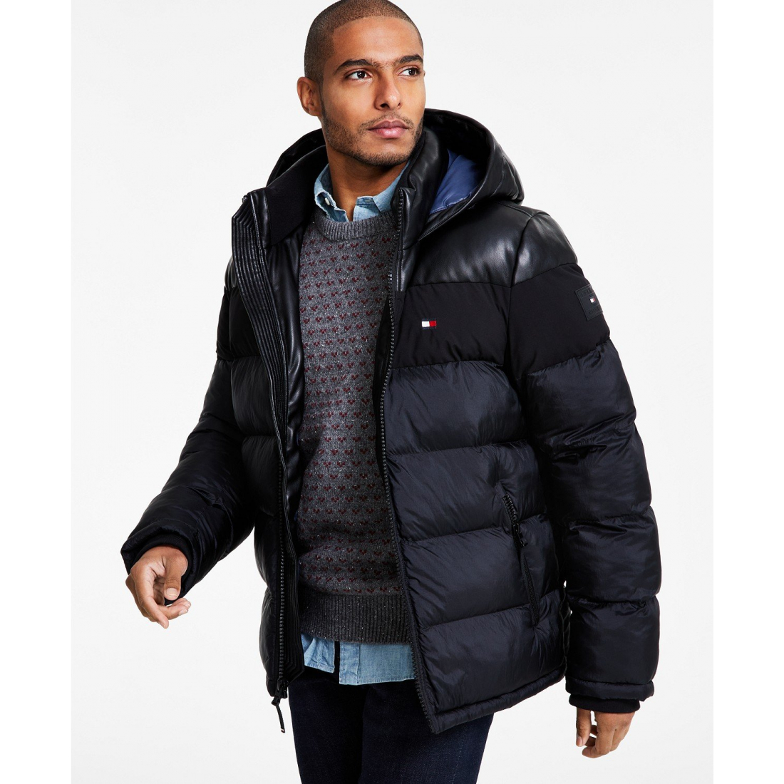 Quilted Puffer Jacket für Herren