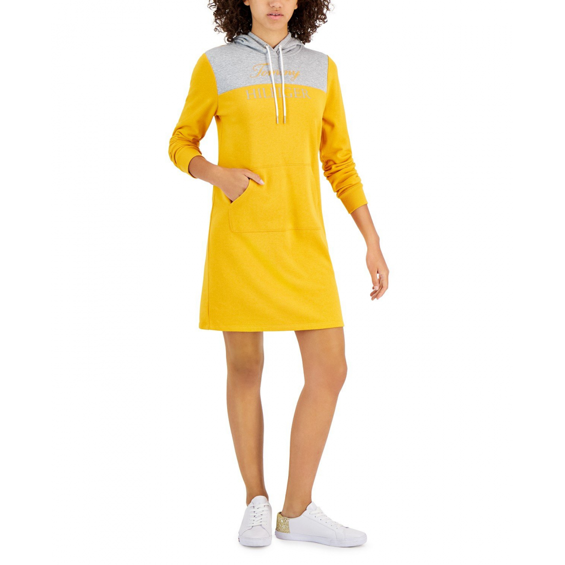 Women's 'Colorblocked' Hoodie Dress