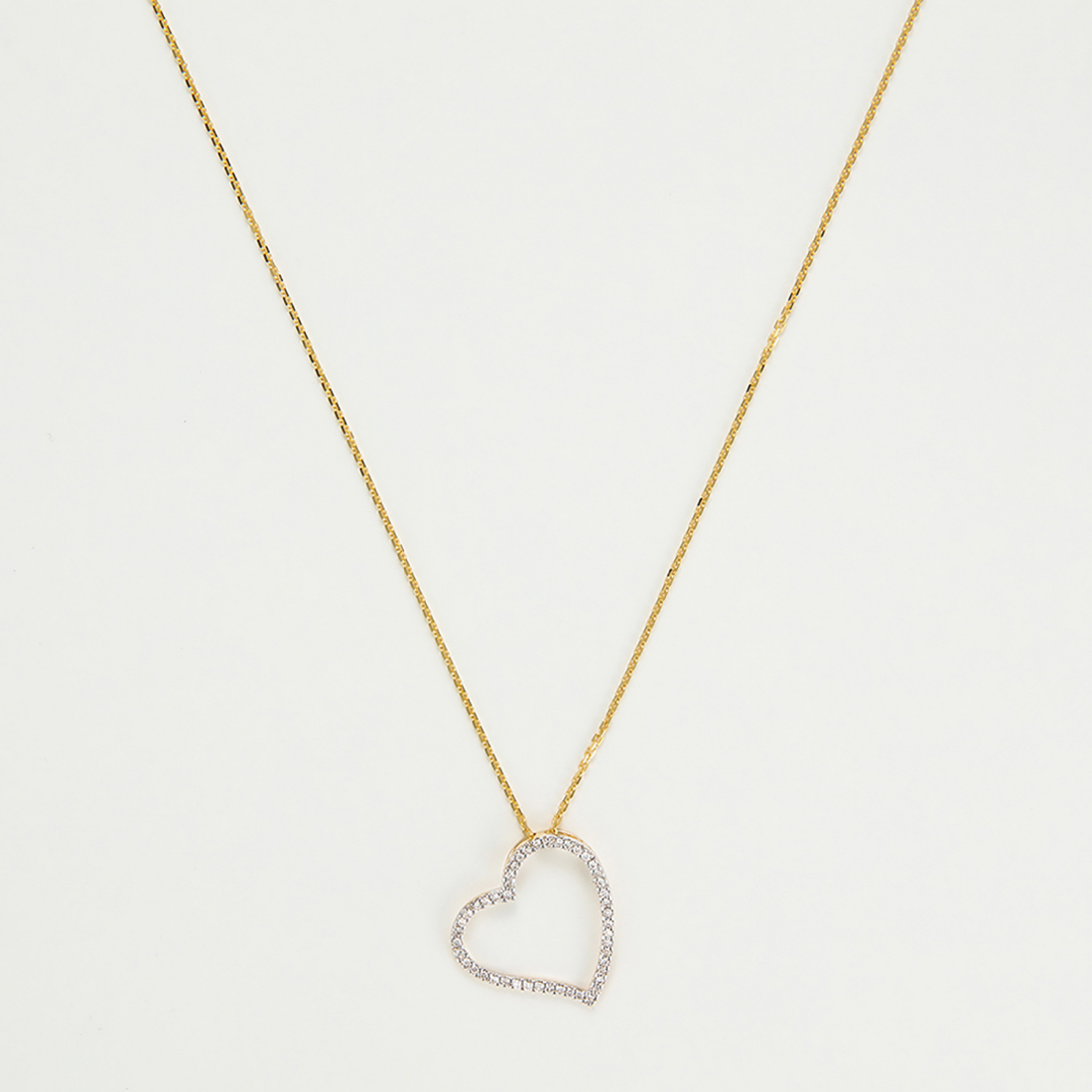 Pendentif sur chaine 'Coeur Oriental' pour Femmes