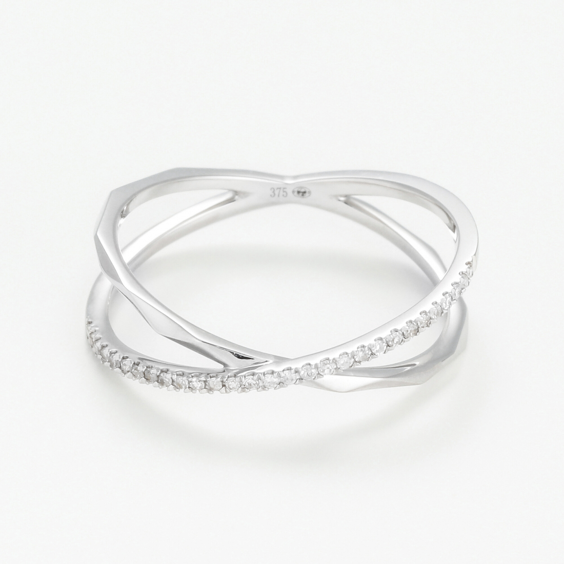 Women's 'Croisé Géométrique' Ring