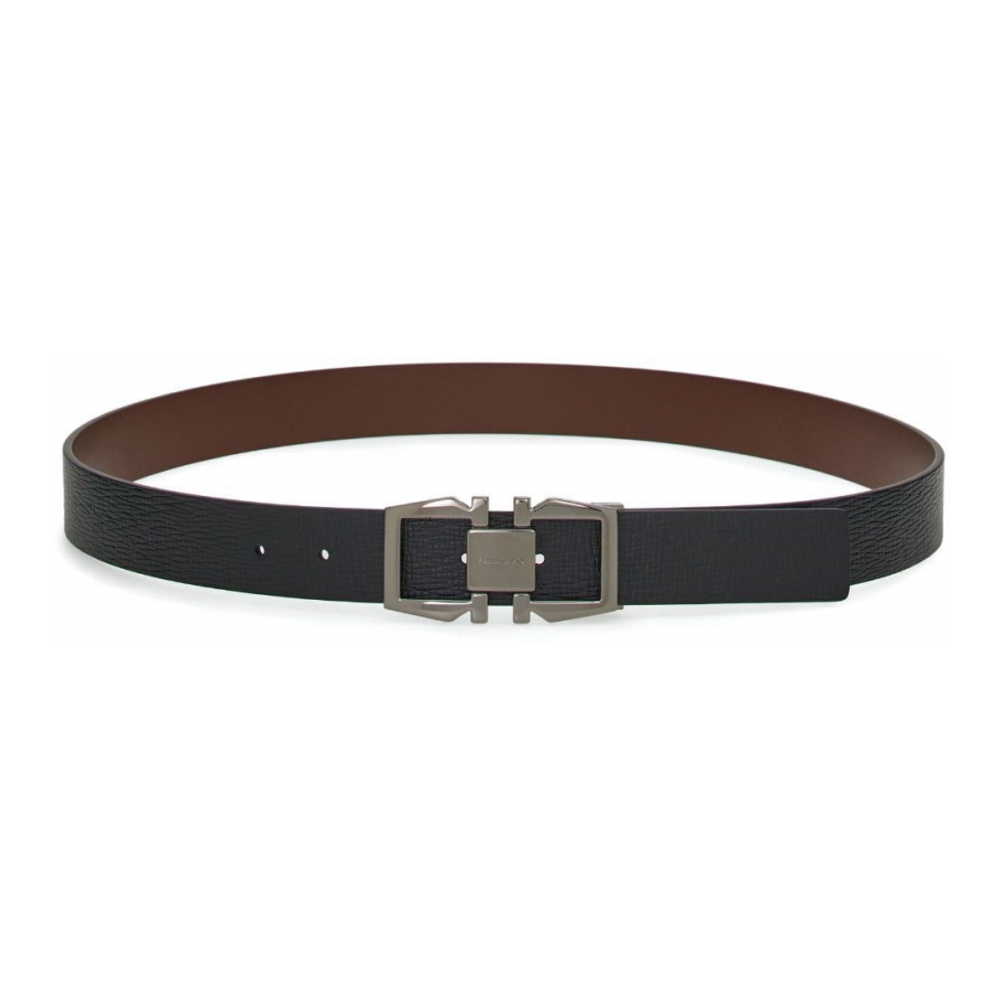 Ceinture 'Gancini Reversible & Ajustable' pour Hommes