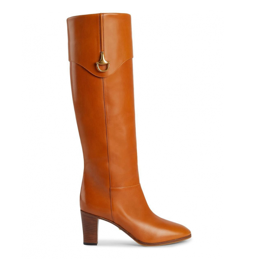 Women's 'Half Horsebit' High Heeled Boots