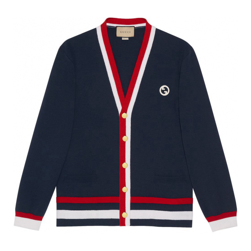 Cardigan 'Interlocking G Logo' pour Hommes