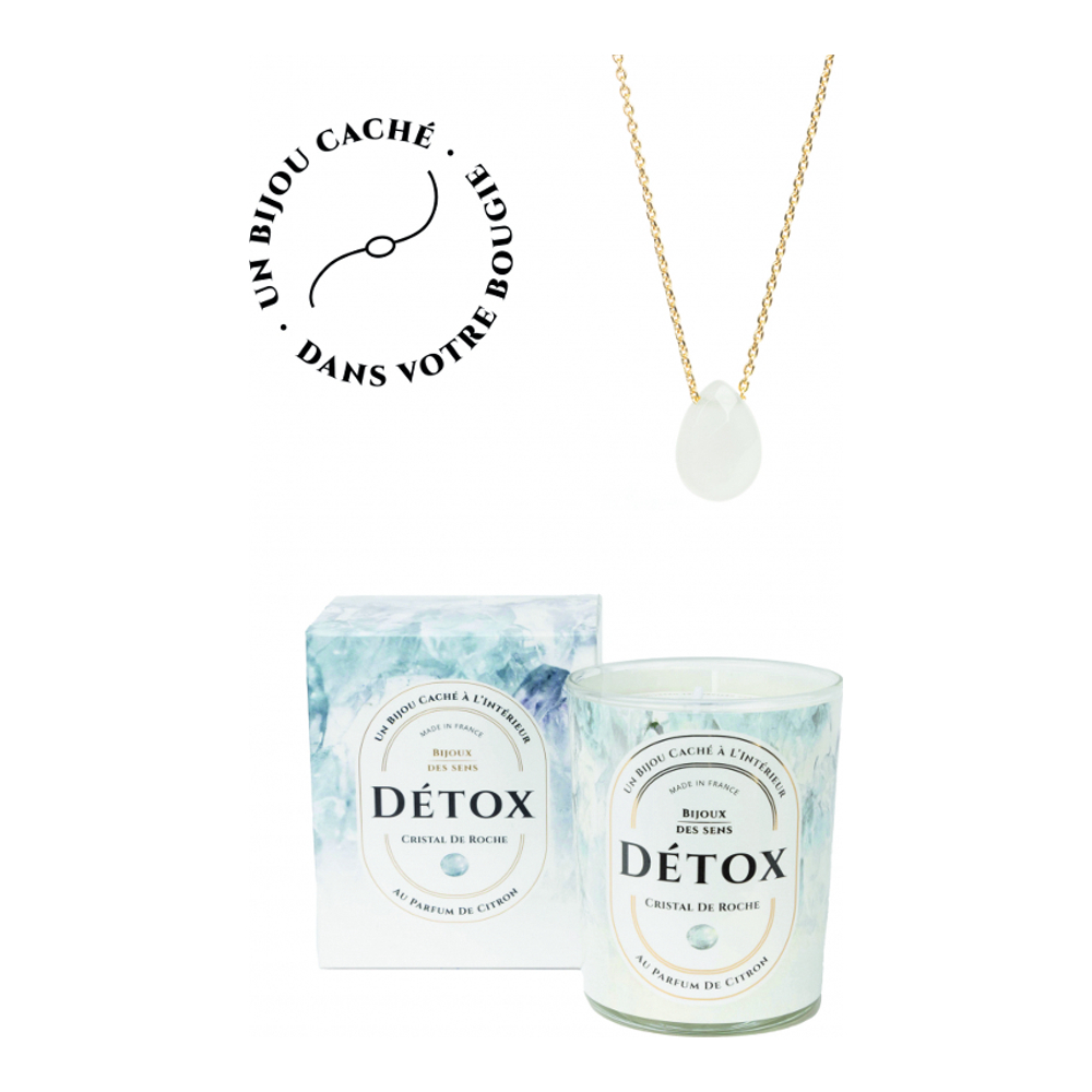 'Detox' Candle, Necklace - 2 Pieces