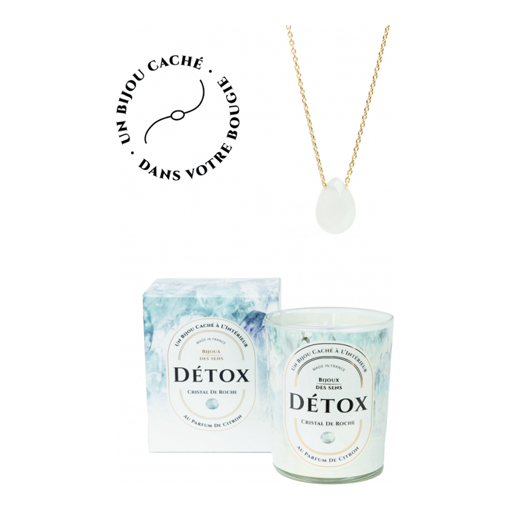 Bougie, Collier 'Detox' - 2 Pièces