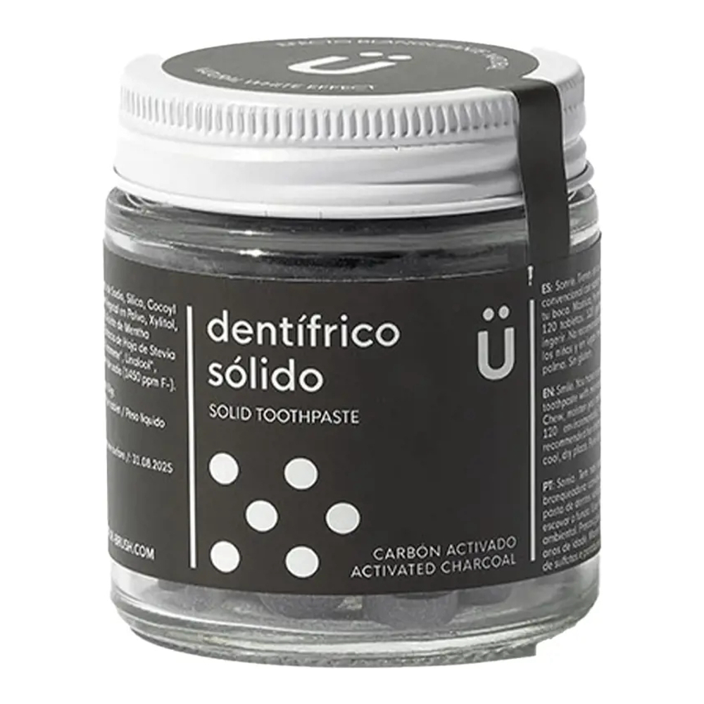 Dentifrice 'Solid Activated Charcoal With Natural Whitening Effect' - Lemon, Menthe 165 g