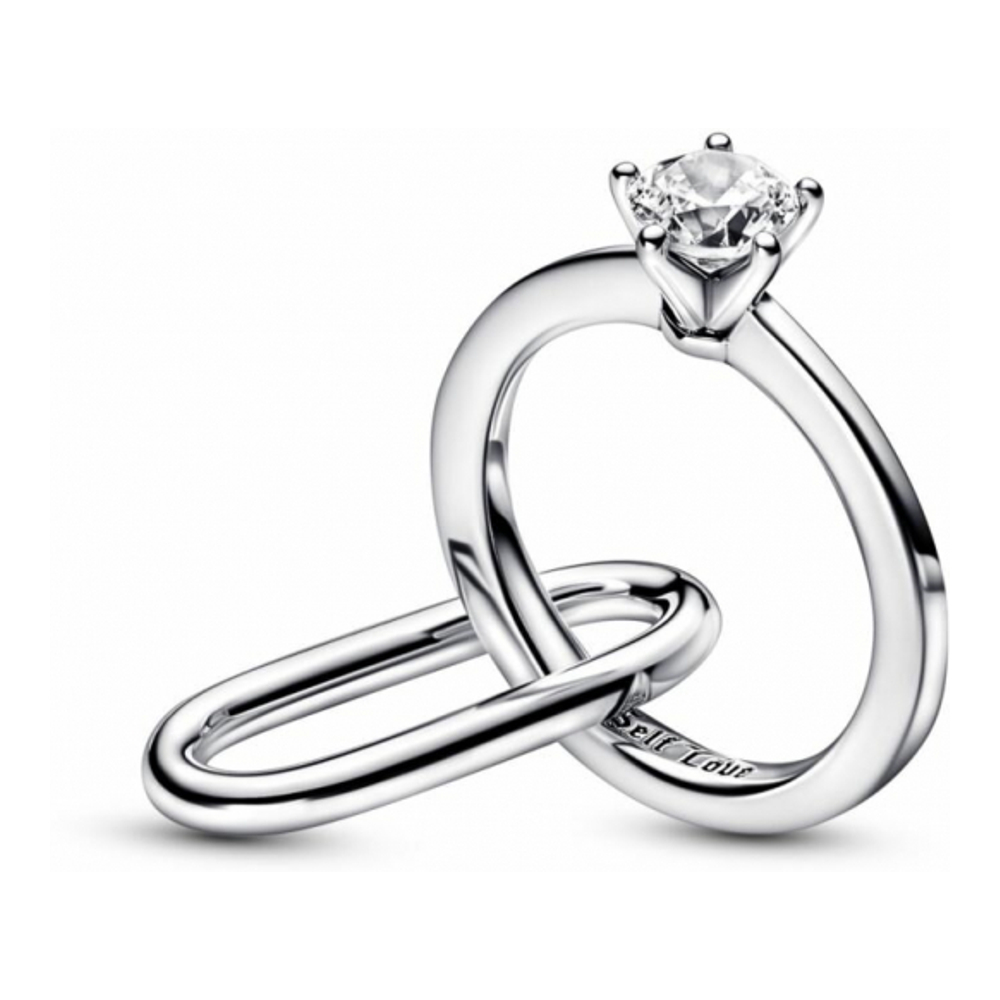 Women's 'ME Marry Me Double Link' Charm