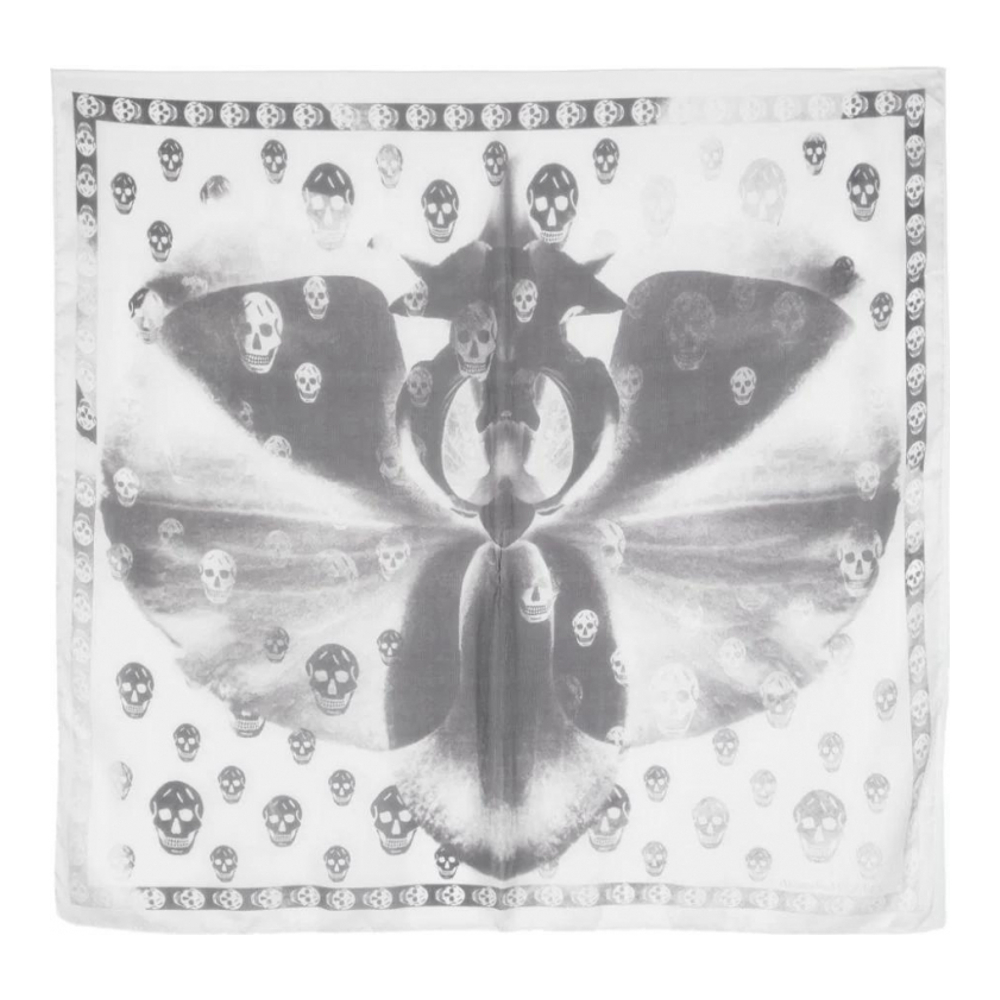 Women's 'Orchid Classic Skull' Scarf