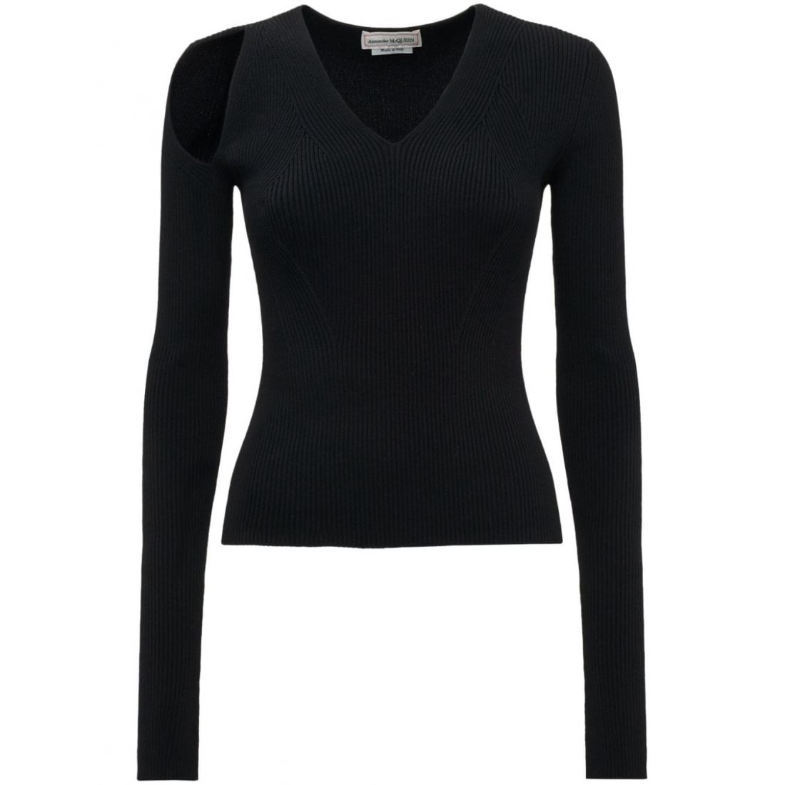 Pull 'Cut Out Ribbed' pour Femmes