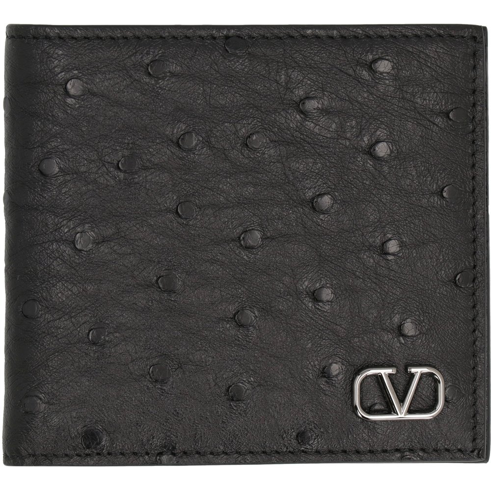 Men's 'Logo Plaque Bifold' Wallet