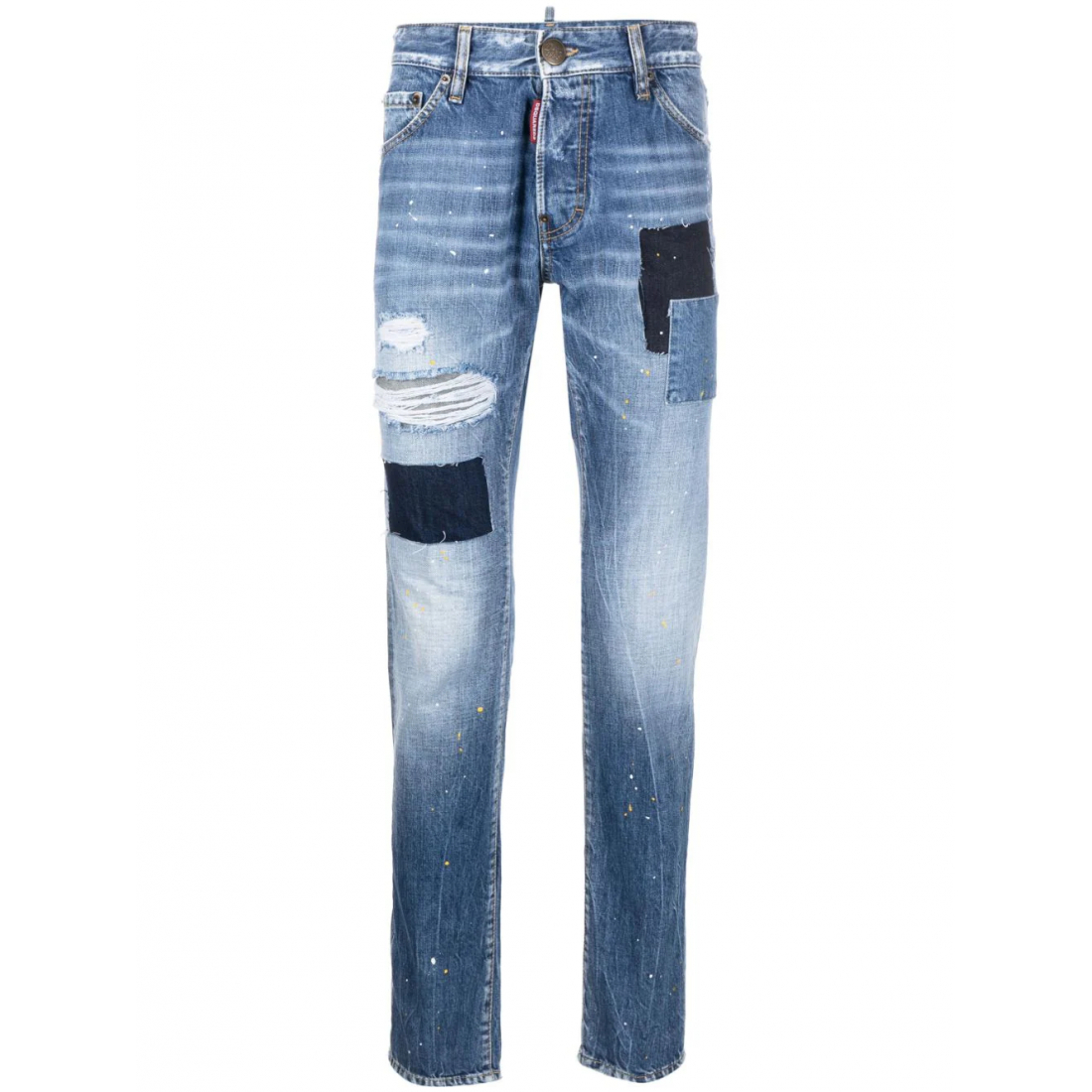 'Patchwork' Jeans für Herren