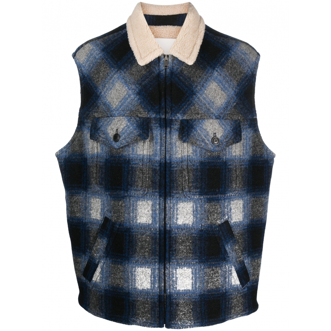 Gilet 'Plaid-Check' pour Hommes