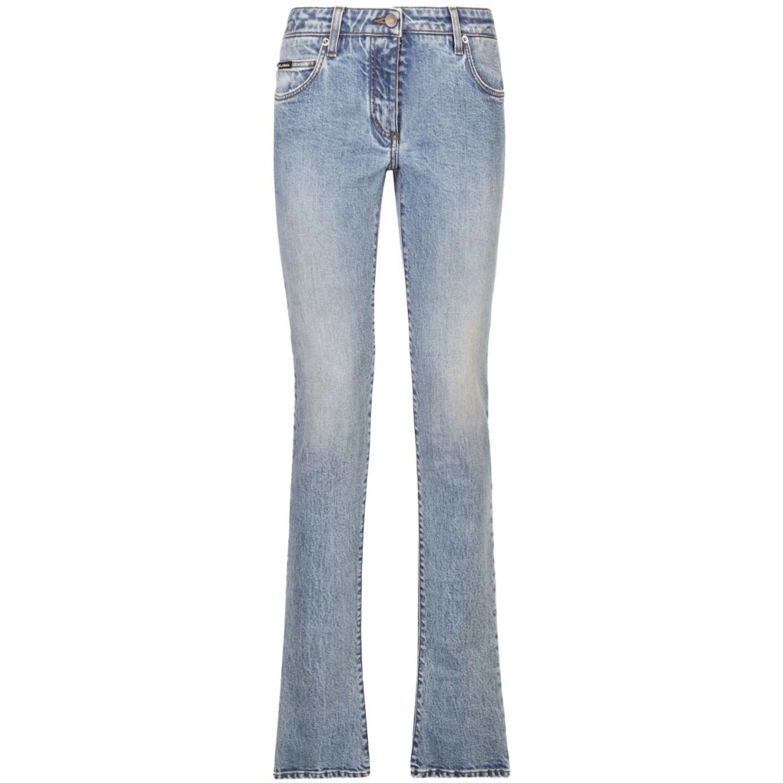 'Logo-Patch' Jeans für Damen