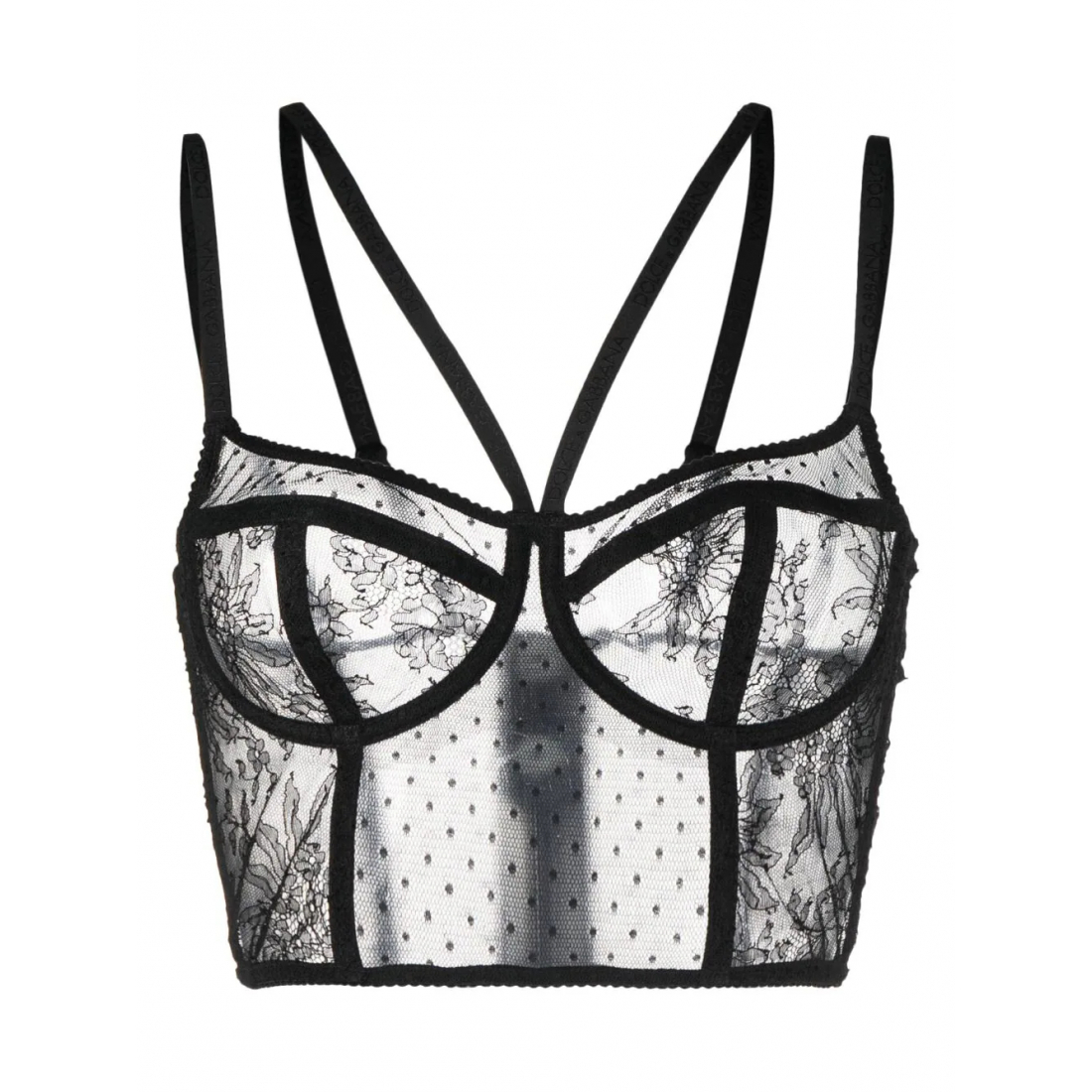 Soutien-gorge balconnet 'Semi-Sheered' pour Femmes