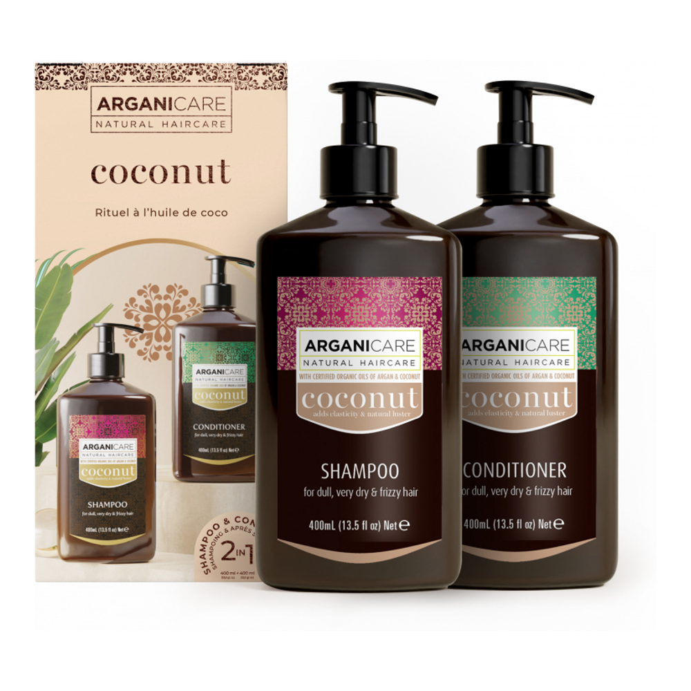 'Coffret Shampooing + Après-shampooing Coco' - 400 ml, 2 Pièces