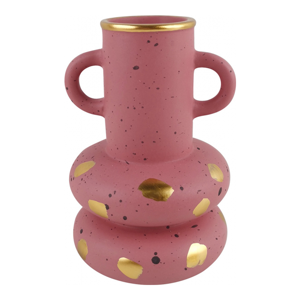 'Pink & Cozy Ring Base' Vase