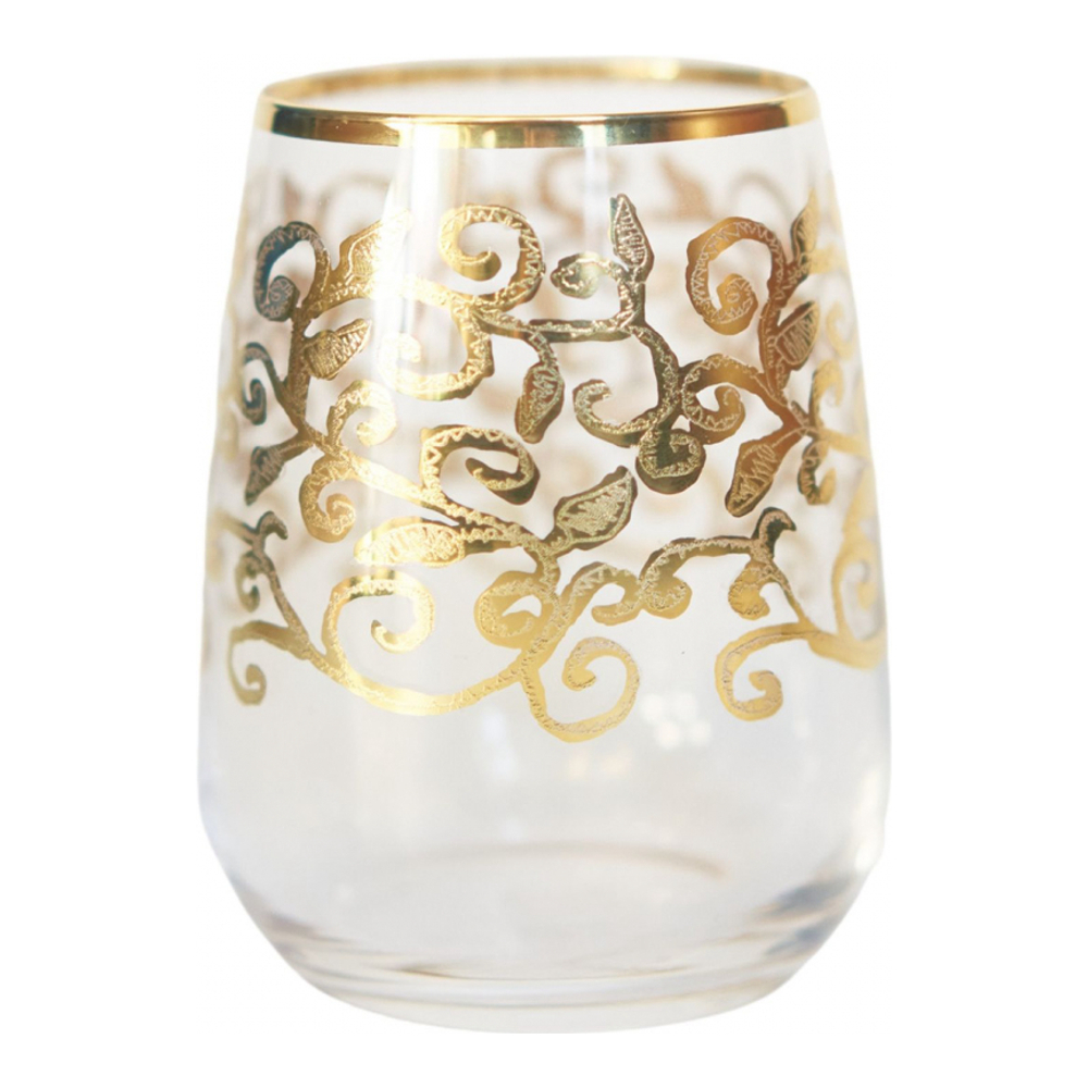 'Gold Barocco' Wasserglas-Set - 300 ml, 6 Stücke