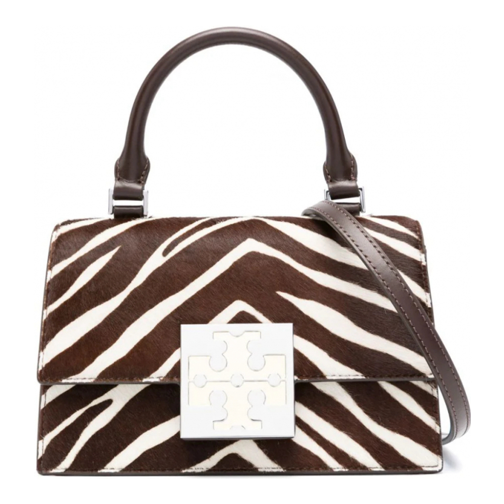 Women's 'Bon Bon Zebra' Top Handle Bag
