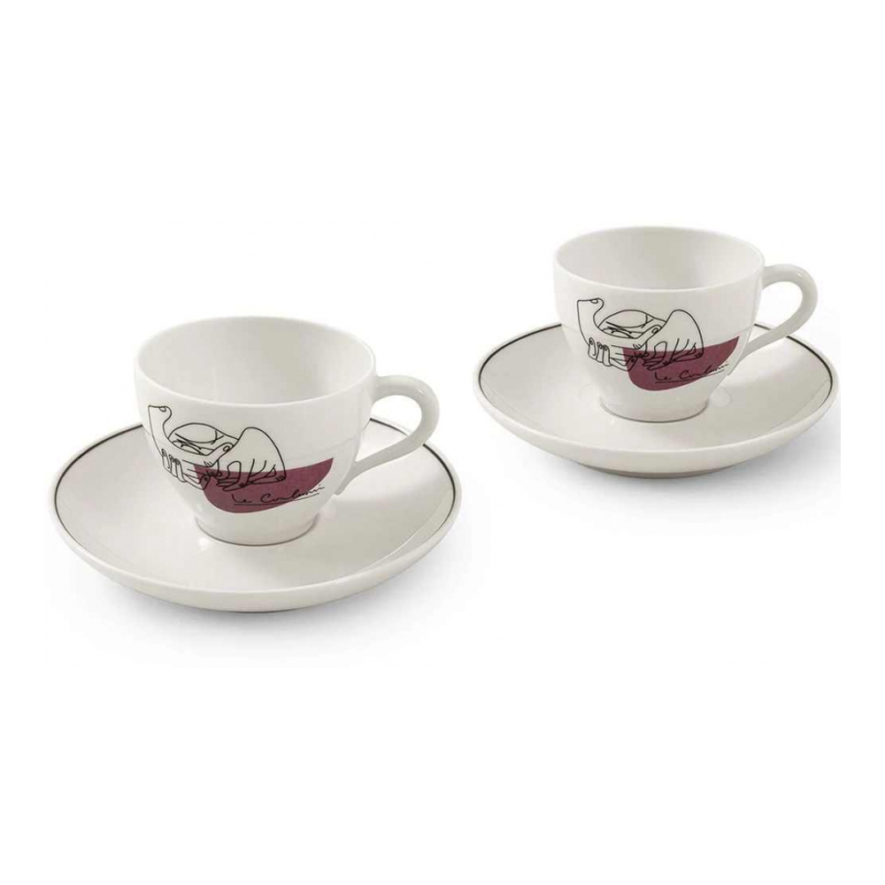 'Service Prunier' Coffee Cup Set - 12.5 cm - 2 Pieces