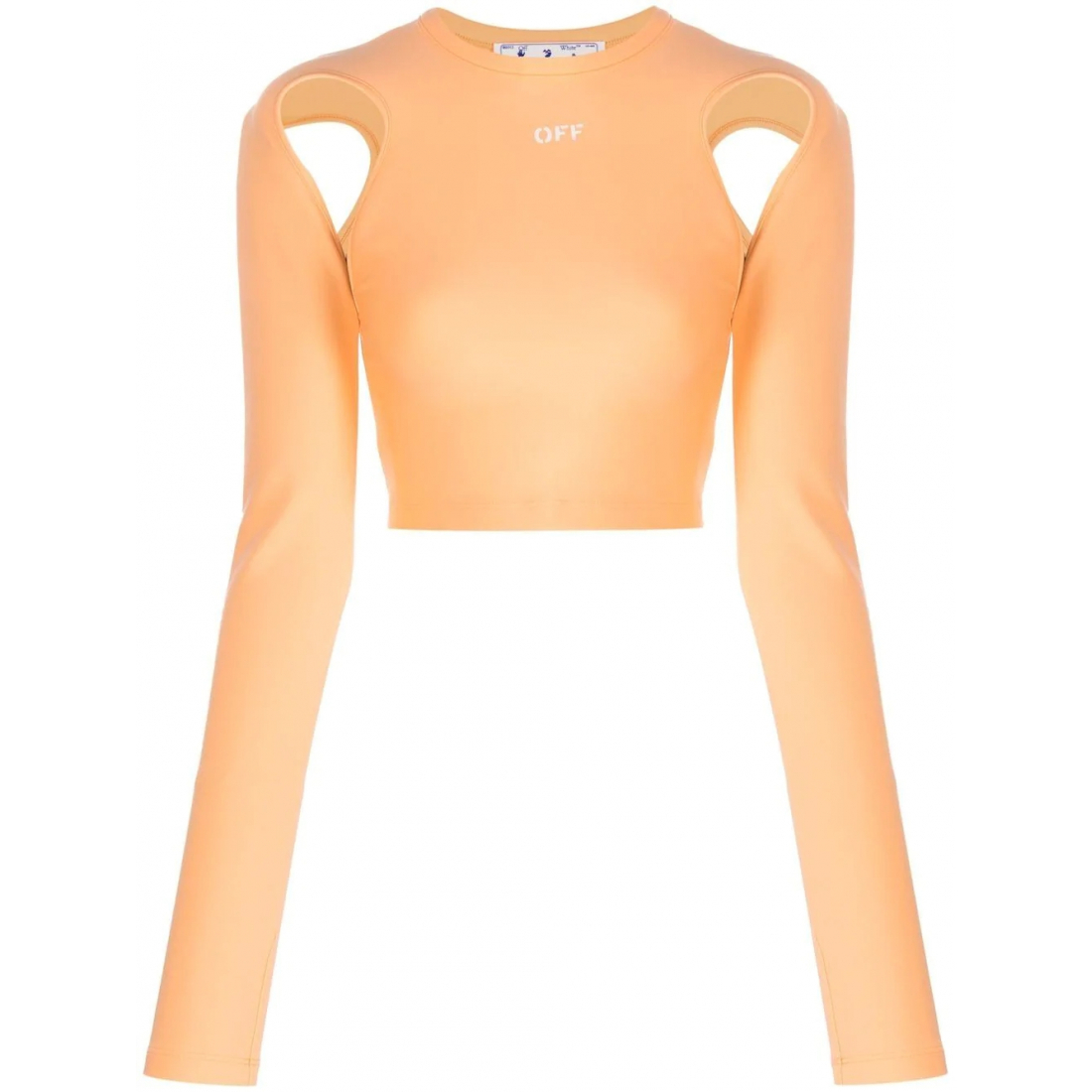 Women's 'Cut-Out Long-Sleeve' Crop Top