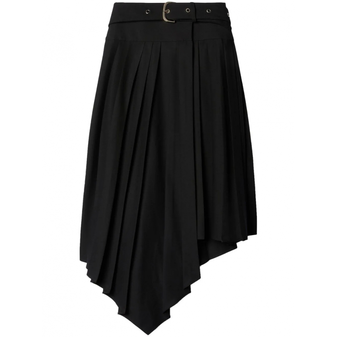 Jupe Midi 'Tech Drill Pleated Asymmetric' pour Femmes