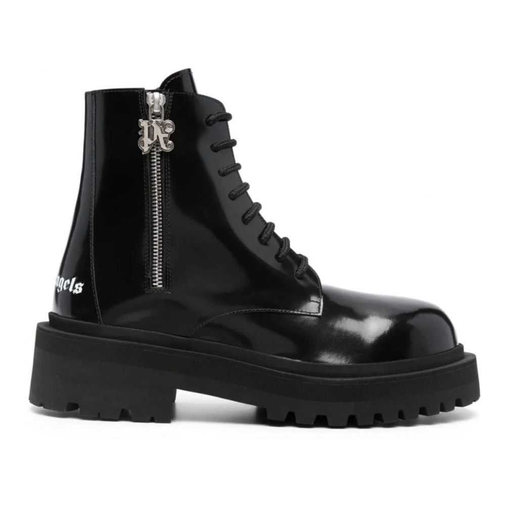 Women's 'Logo Lace-Up' Ankle Boots