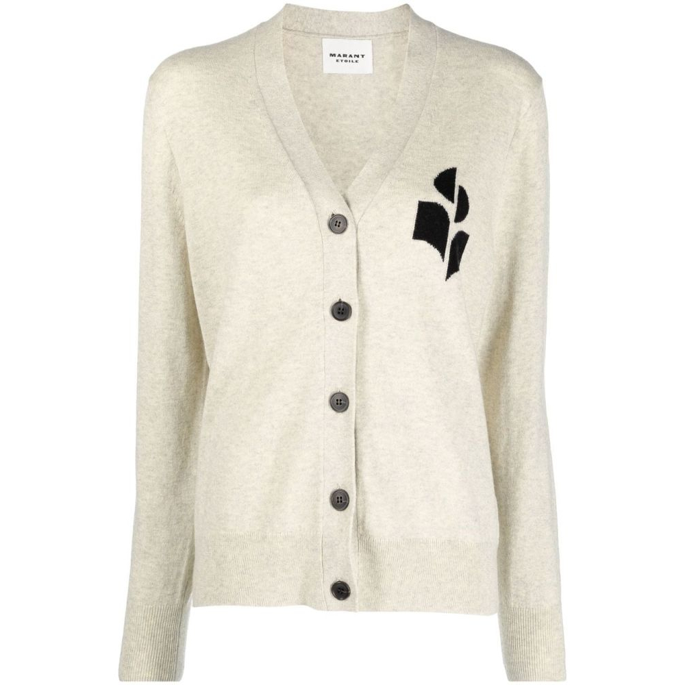 Cardigan 'Karin Intarsia Logo' pour Femmes