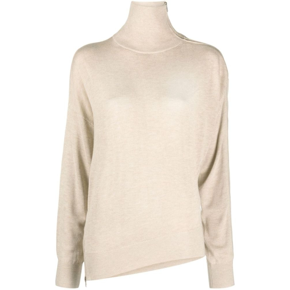 'Asymmetric' Rollkragenpullover für Damen