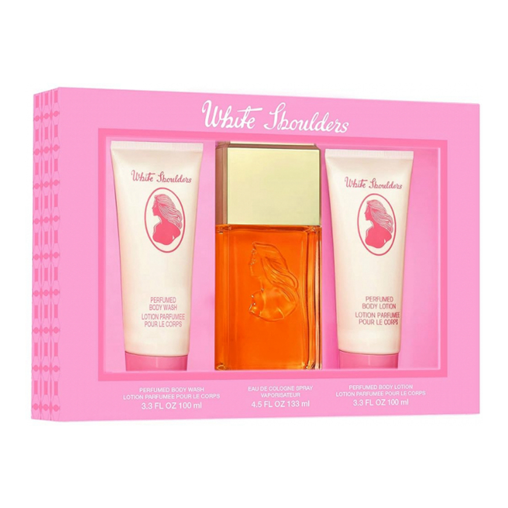 Coffret Cadeau 'White Shoulders' - 3 Pièces