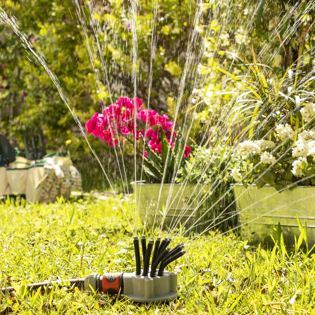 360º Bewässerungssprinkler für den Garten Klerdden 36 Wasserstrahlen