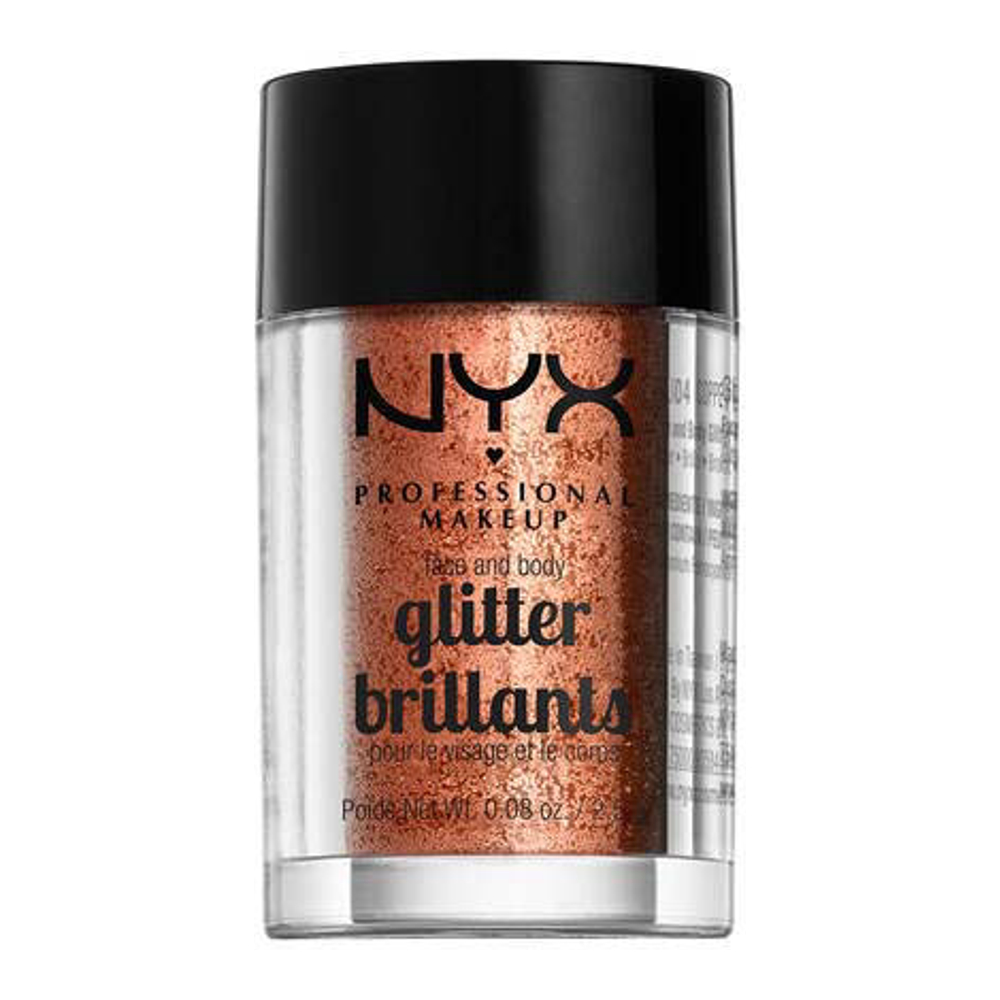 'Face & Body' Glitter - Copper 2.5 g