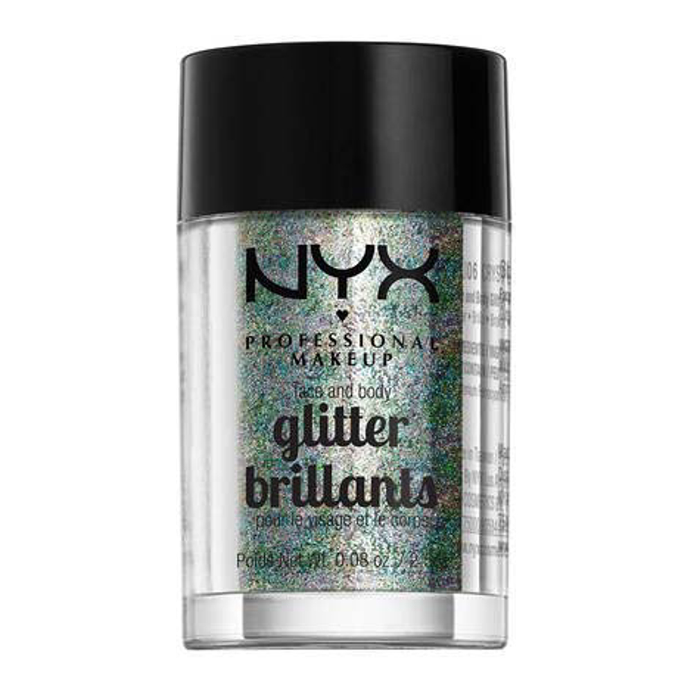 'Face & Body' Glitter - Crystal 2.5 g