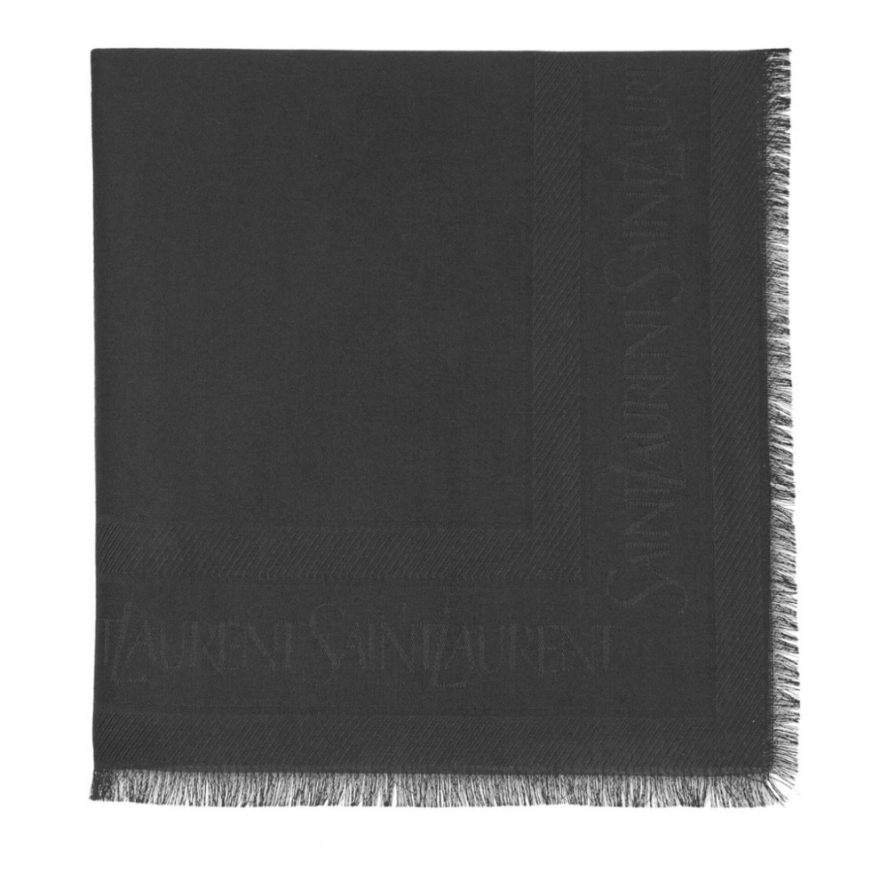 Men's 'Logo' Wool Scarf