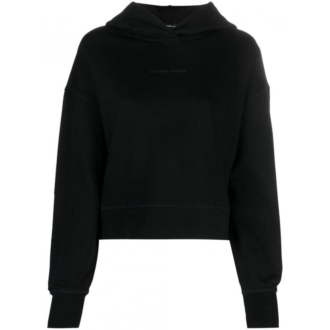 'Logo-Embossed' Kapuzenpullover für Damen