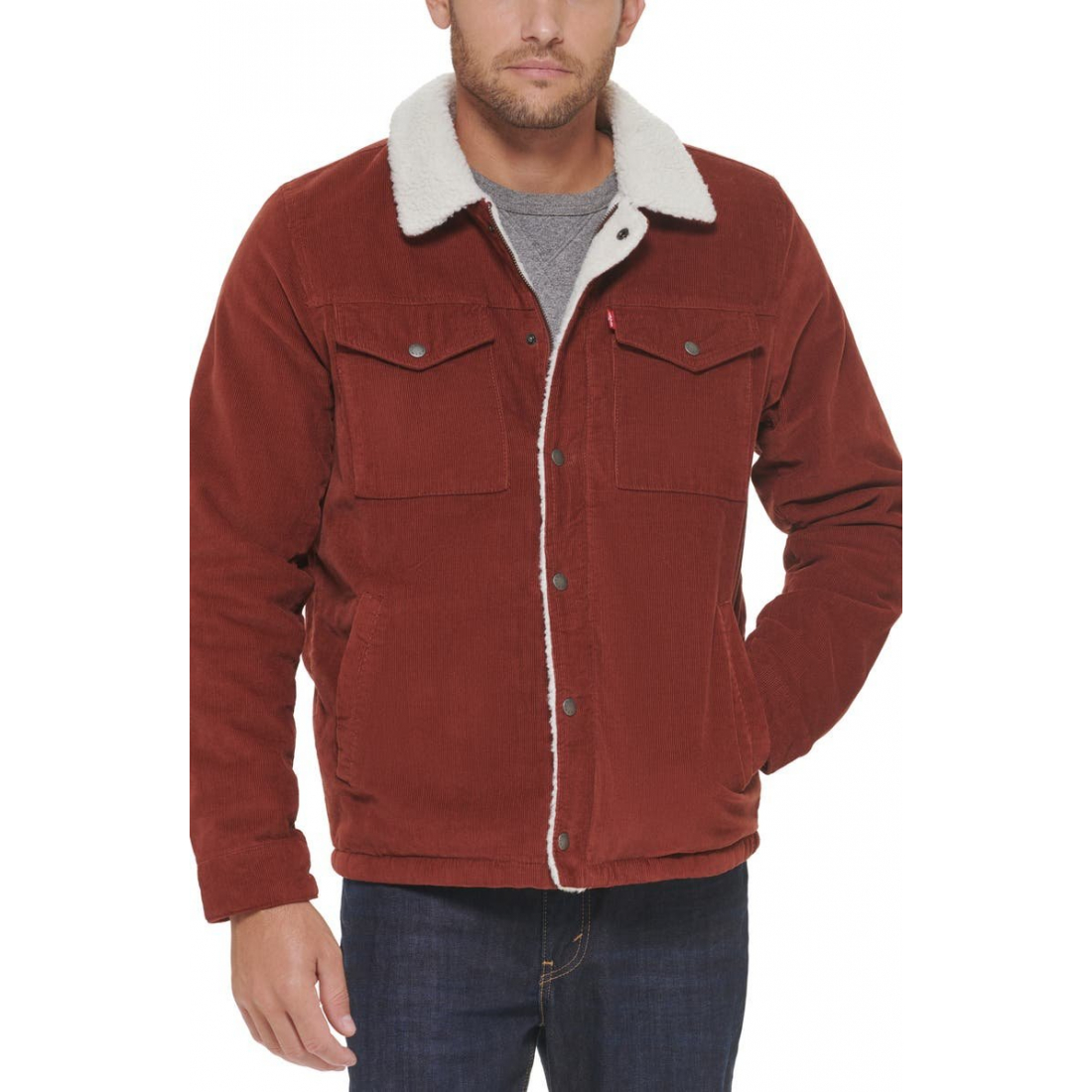 Veste 'Lined Corduroy' pour Hommes