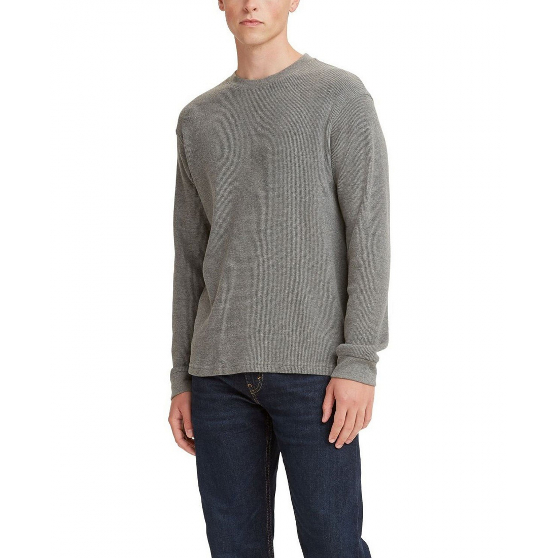 Men's 'Waffle Knit Thermal' Long-Sleeve T-Shirt