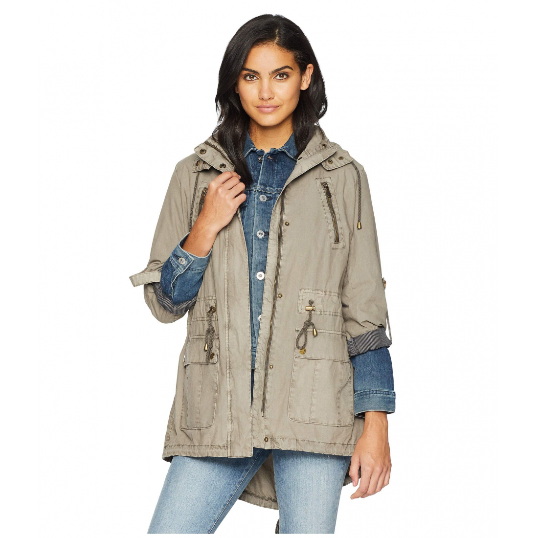 Parka 'Fashion Light Weight w/ Roll Up Sleeve' pour Femmes