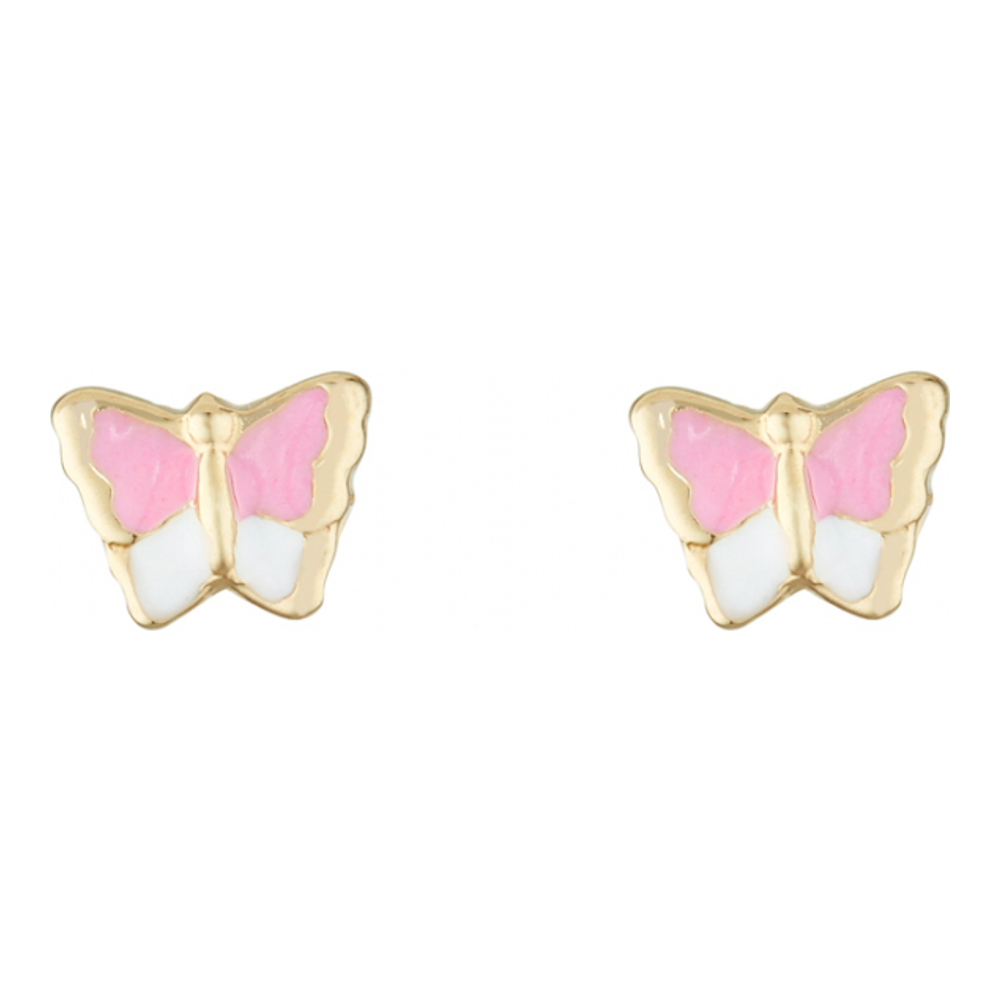 Girl's 'Papillon Amoureux' Earrings