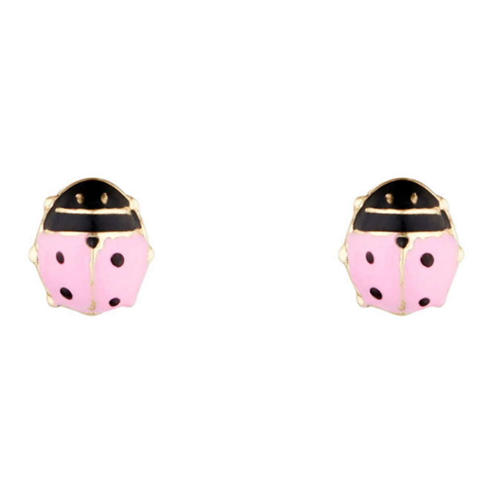 Girl's 'Coccinelle Rosée' Earrings