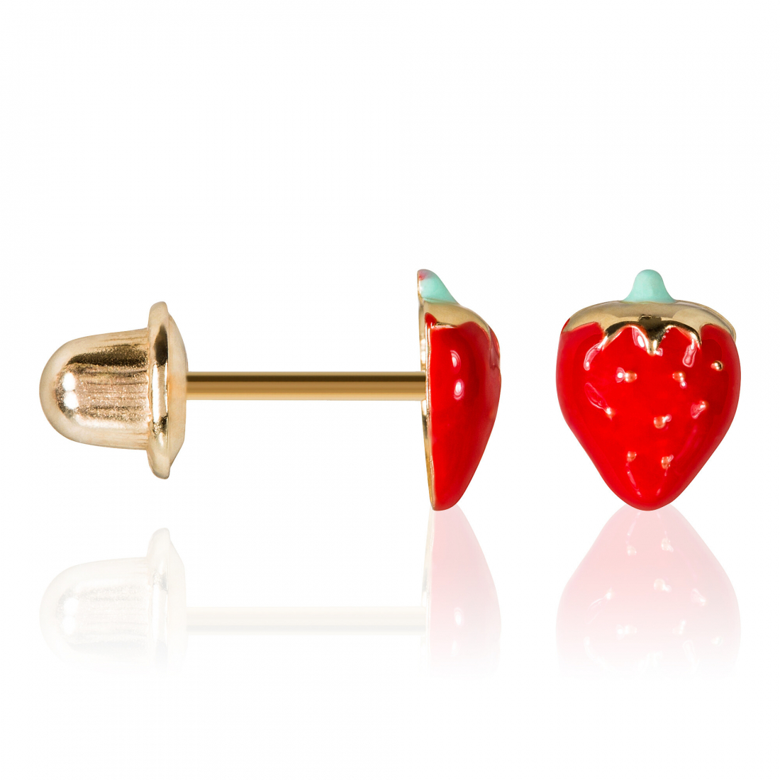 Girl's 'Jolie Fraise' Earrings