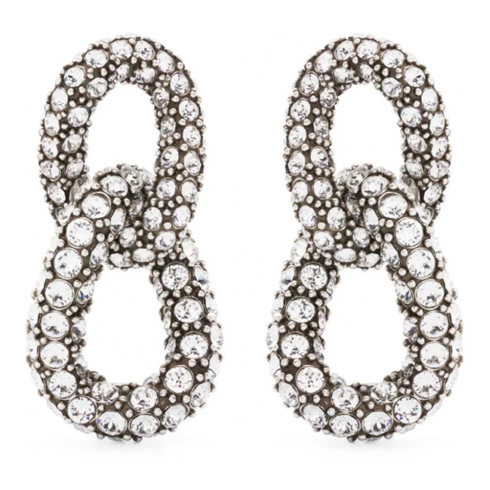 Women's 'Funky Ring Crystal-Embellished' Earrings