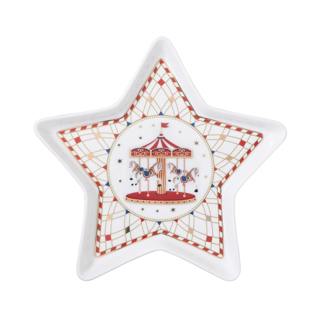 Star Plate Ø 19.5 cm Christmas Wonderland