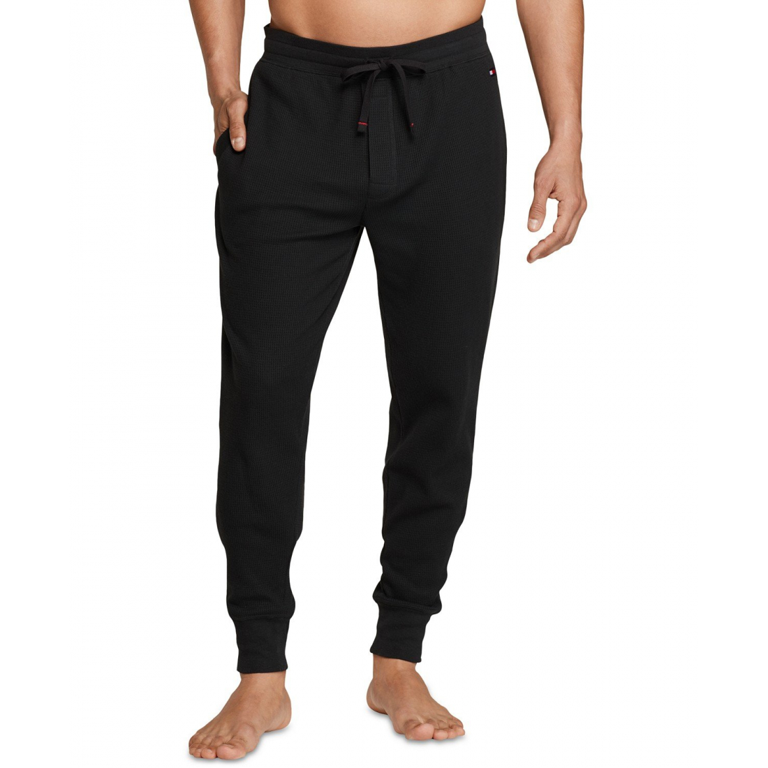 'Classic-Fit Waffle-Knit Thermal Pajama Joggers' pour Hommes